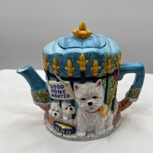 Annie Rowe The Leonardo Collection "Good Home Wanted" Tea Pot